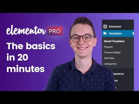 Elementor Pro Wordpress Tutorial The basics in 20 minutes