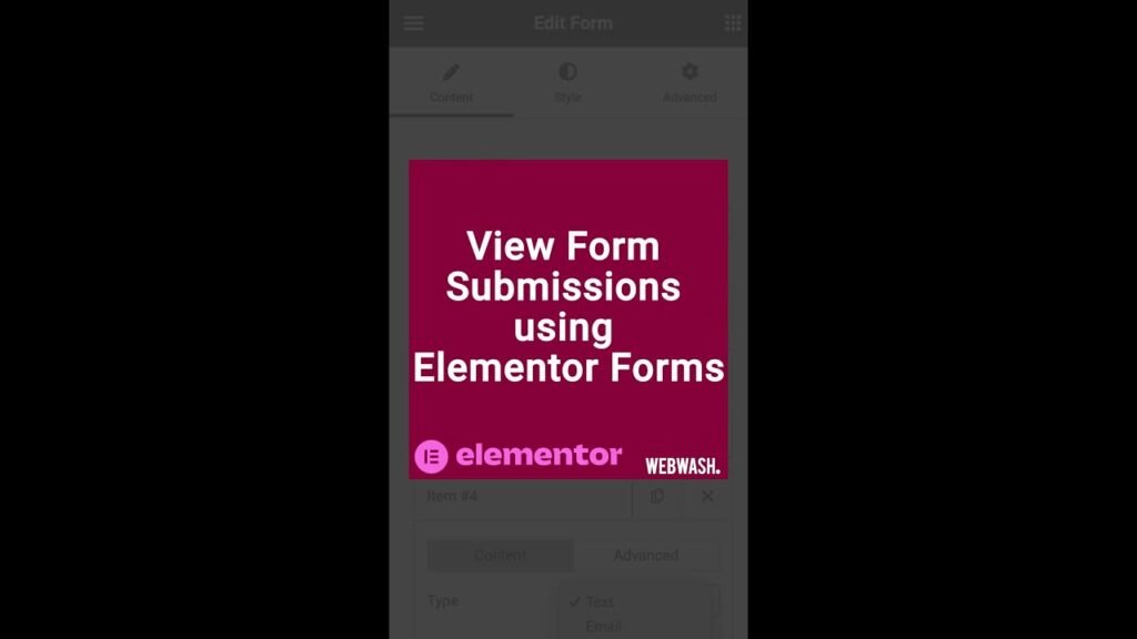View Form Submissions using Elementor Forms