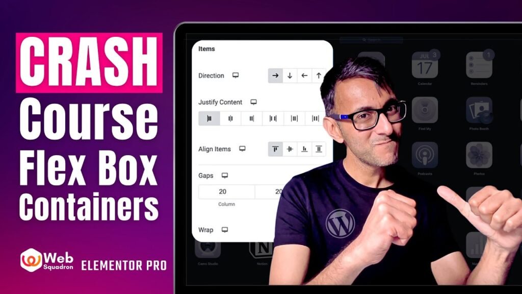 Flex Container Crash Course Elementor Wordpress Tutorial