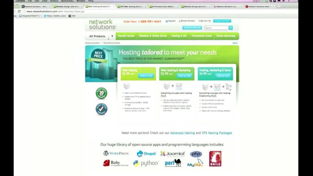 Network Solutions Web Hosting Review TBWHS