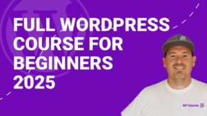 Full Wordpress Course for Beginners 2025 11 Hour Masterclass