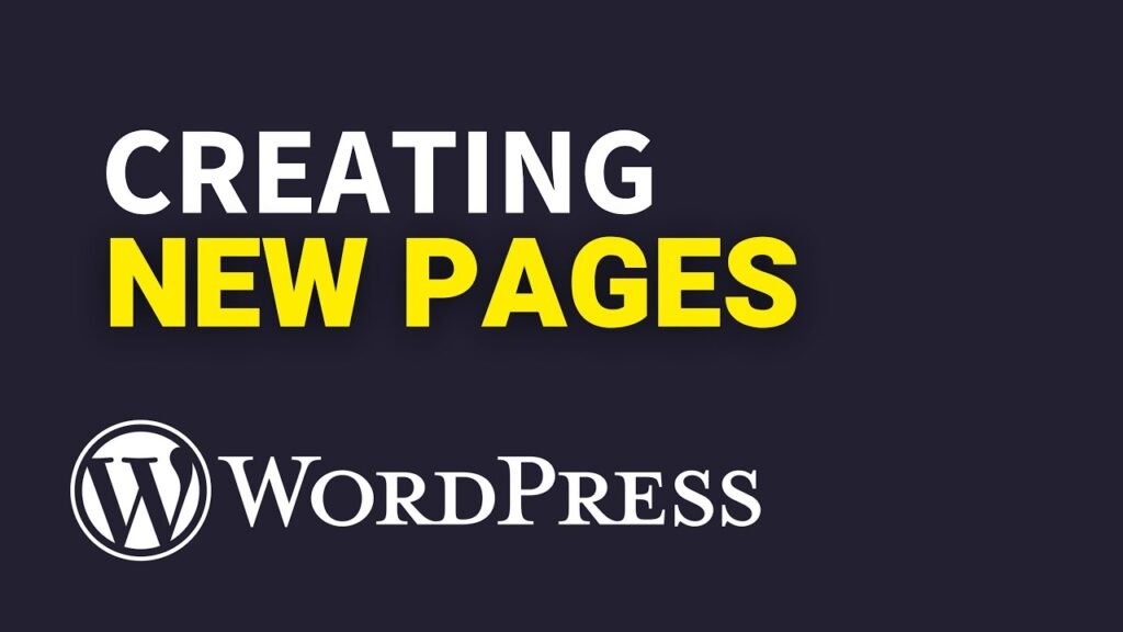 How to Create a New Page on WordPress – Tutorial