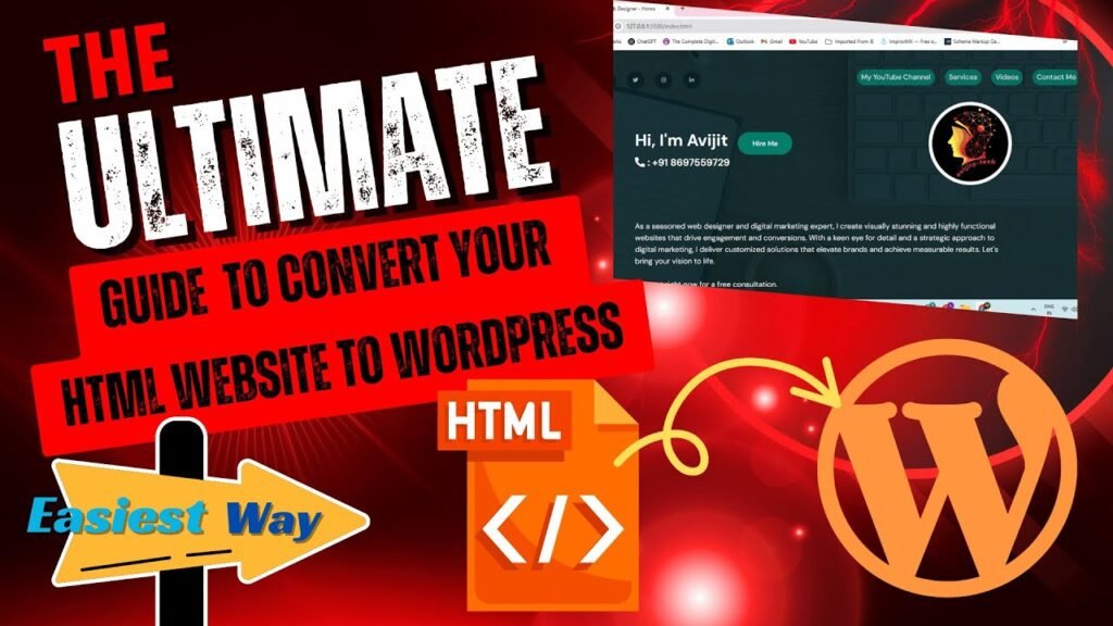 Convert Your HTML Site to WordPress The Easiest Step by Step Guide