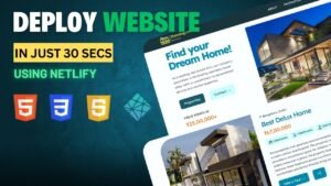 Deploy Website in Just 30 Seconds Using Netlify HTML