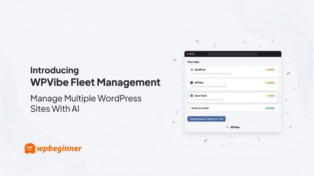 Manage Multiple WordPress Sites With AI